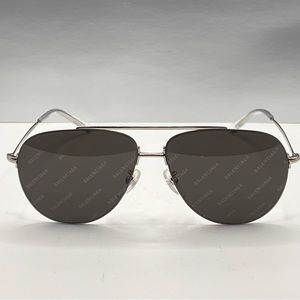 Balenciaga BB0013S Silver/ Grey (004 D) Sunglasses